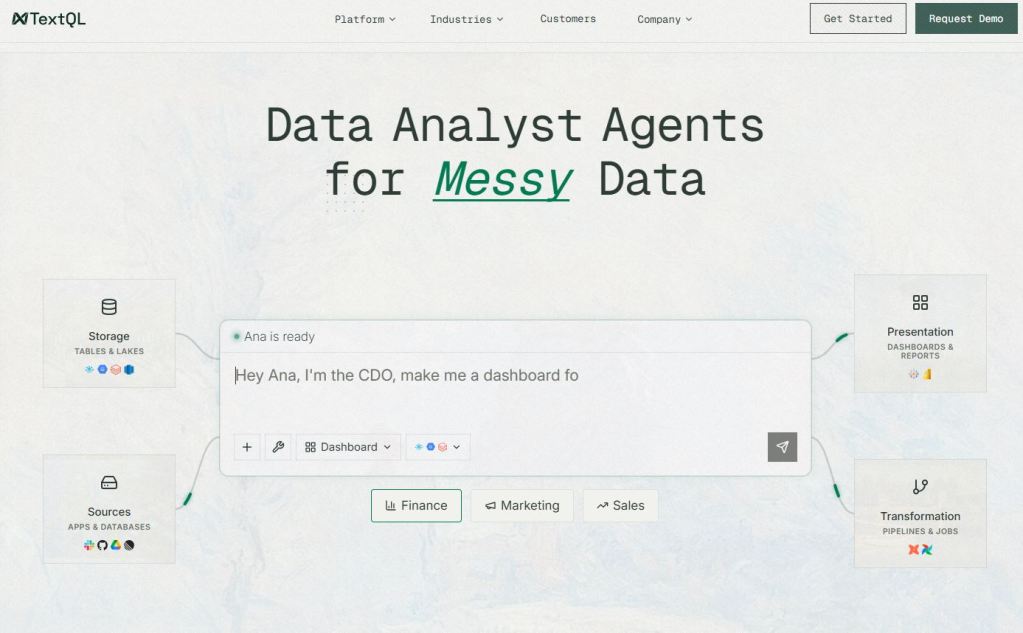 TextQL AI Data Platform